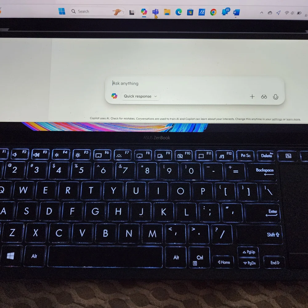 Black and Gray Dual-Screen Laptop